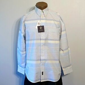 Stylish 1pc Fog Blue Long sleeves shirt by Hathaway